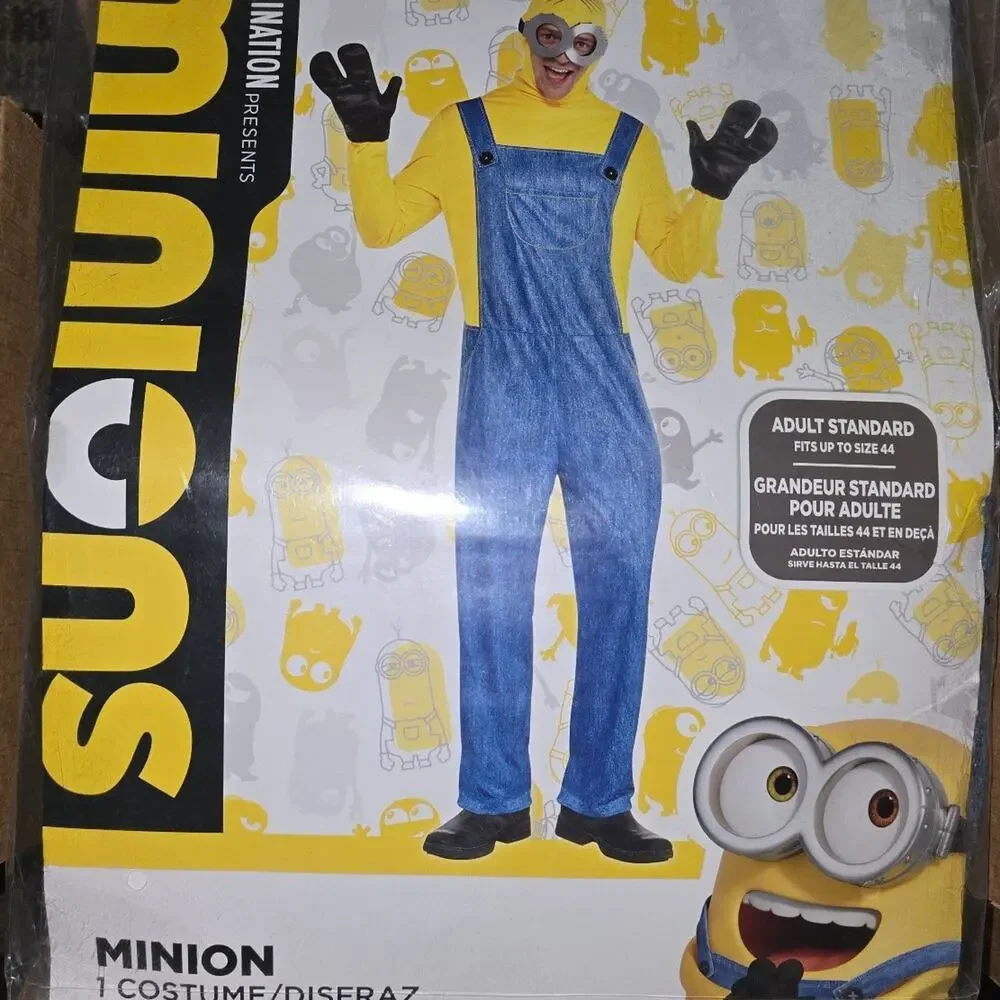 Minion Halloween Costume for Adult Men, Minions: The Rise of Gru